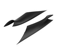 Aramox Poignée de Porte Garniture intérieure Décor, ABS + PC Matériel 2pcs Intérieur de Voiture Poignée de Traction de Porte Garniture de Couvercle Noir Mat Fit pour Série 3 Série 4 F30 F80 F82