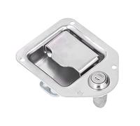 Aramox Poigure de Boîte à Outils Verrouillage de la Boîte à Outils RV Gandoue, 304 Verrouillage de Palette de de à en Acier Inoxydable avec 2 Touches, ajusté pour les Armoires électriques, les
