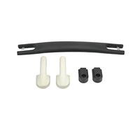 Aramox Poigure de Valise de Valise en Plastique Kit de Remplacement du Boîtier Poignée avec Couverture d'extrémité en Alliage en Zinc pour Boîtier de Boîte à Bagages