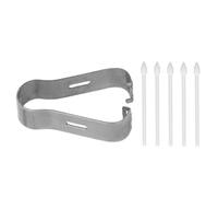 Aramox Pointes de Stylet 5 Pièces, Pointes Tactiles Précises, de Stylo de Remplacement Lisses pour Les Appareils de la Série S6 S7 Note (White)