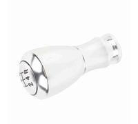 Aramox Pommeau de Levier de Vitesse Universel à 5 vitesses, Alliage d'aluminium, Prise Facile pour Voitures Automatiques Manuelles, Remplacement Durable pour, (SILVER)