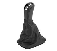 Aramox Pommeaux de leviers de vitesse Pommeau de levier de vitesse avec couvercle de soufflet, 5 vitesses Vitesse Bouton de levier de vitesse bâton Levier couvercle de soufflet PU