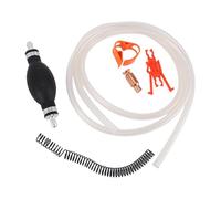 Aramox Pompe à Siphon de Transfert D', Manuelle Portable avec Tuyau de 8,2 Pieds pour Huile, Eau, Fluide de Carburant, Voiture, Moto, Bateau, Souffleuse à Neige