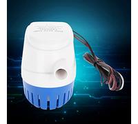 Aramox Pompe de Cale, Pompe à Eau Automatique Submersible 12 V avec Interrupteur à Flotteur, Fiable pour les Cales de Bateau et les Piscines