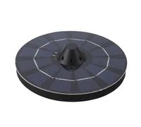 Aramox Pompe de Fontaine à Eau, Pompe de Fontaine à Eau Flottante Solaire en Polysilicium ABS 6 V 2,5 W avec Capteur d'arrêt Automatique, 0,8 L Min pour Extérieure d'aquarium de Jardin 'étang