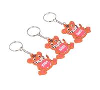 Aramox Porte-clés Tigre Mignon, 30 Pièces, Cadeaux de Fête avec Sacs de Gaze et Cartes pour Fête Prénatale, Design Attrayant pour les de Révélation du Genre