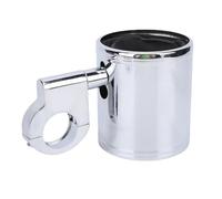 Aramox Porte-gobelet de Moto, Porte-gobelet de Guidon en Alliage D'aluminium à Rotation de 360 degrés pour Les Types Touring FLH/T FLHX