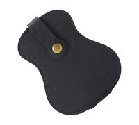 Aramox Porte-médiator de Guitare, Sac de Rangement en Cuir PU pour Médiators, étui en Forme de Guitare avec 18 Emplacements pour Guitaristes et Amateurs de Musique (Black)