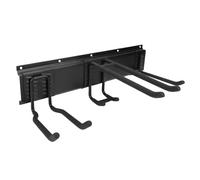 Aramox Porte-outils Mural à Fixer, Ensemble de 3 Supports Métalliques Robustes de 16 Pouces avec 7 Crochets pour Balais, échelles, Skis