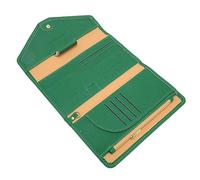 Aramox Porte Passeport en Cuir PU Imperméable, étui Léger pour Plusieurs Passeports avec Technologie de Blocage pour Espace de Stockage de Voyage d'affaires (Vert foncé)