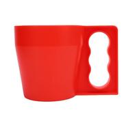 Aramox Porte-pinte de Crème Glacée isolé avec Poignée Antigel pour Desserts Glacés, Manchon de Tasse Réutilisable pour Yaourt, Récipient de Crème Glacée Fraîche pour une Utilisation Durable (rouge)