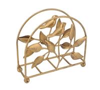 Aramox Porte-serviette en Métal, Conception D'oiseau Rustique, or Vintage, Support de Tissus de Table à Manger pour Décor de Cuisine de Ferme