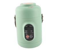 Aramox Pot électrique Portable, Bouilloire Mini électrique 800ml 500W Multifonction Compact Bouilloire à Eau Chaude 12 Heures de Programmation 9 Heures de Maintien au Chaud avec P (Prise UE 220V)