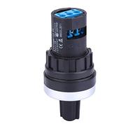 Aramox Potentiomètre 5K, Gouverneur Potentiomètre Rotatif Convertisseur, LA42DWQ 22mm 5K potentiomètre à cercle unique à vitesse variable haute précision réglable