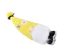 Aramox Poupée sans Visage, GNOME en Peluche 27,9 X 9, X 7, Cm, Fond lesté, Tournesol, Décoration Stable, Debout, pour Pâques, Mariage, Anniversaire, Chambre, Fenêtre, Décoration (Yellow)