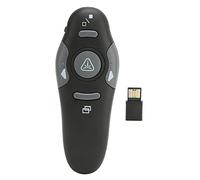 Aramox Présentateur sans Fil avec Portée de 15 M, Design Ergonomique | Compatible avec , Mac, et , RF sans Fil 2,4 GHz, Compact et Portable pour la Classe ou le Bureau