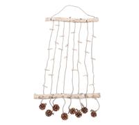 Aramox Présentoir de Photos Suspendu en Bois de Bouleau de qualité Supérieure, Décoration Murale Rustique pour Salon et Chambre à Coucher