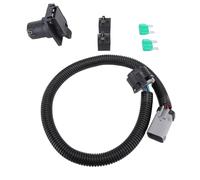 Aramox Prise de Faisceau de Câblage de Remorque à 7 Broches, Matériau ABS, Kit de Câblage en Queue de Cochon à Installation Rapide pour F-450 F-550 Super Duty 1999-2001 avec Remplacement Direct pour