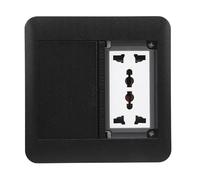 Aramox Prise de Sol Encastrée au Sol, Prises Multifonctionnelles Dissimulées en Aluminium de 4000W pour la Maison, le Bureau et la Cuisine