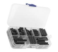 Aramox Prises IC en Ligne 6 8 14 16 18 20 24 Prise DIP 28 Broches pour étudiants Ingénieurs Techniciens, Remplacement en quantité Abondante et Longue Durée de Vie, Compacte et Portable,