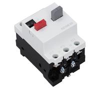 Aramox Protecteur de Disjoncteur de Circuit de Moteur monté sur Rail DIN 3P, Coque ABS, Protection contre les Surcharges, 20A AC380V pour les Systèmes électriques (4-6.3A)