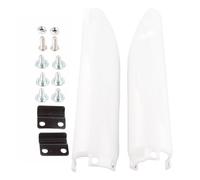 Aramox Protection de Fourche Avant Moto en Blanc, Compatible avec CR125 CR250 CE500 CRF450 CRF 250, Protecteur Contre les Chocs
