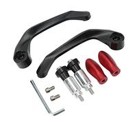 Aramox Protection de Frein, Levier de Protection de Guidon en Alliage d'aluminium anodisé pour Guidon de 22 Mm, Installation Facile, pour une Utilisation dans la Rue (rouge)