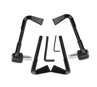 Aramox Protection de poignée de moto, leviers de protection de frein de moto CNC Protector Guard pour guidon de moto, accessoire(noir)