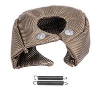 Aramox Protection Thermique Turbo Couverture Turbo, Bouclier Thermique Thermique Turbo avec Ressorts de Fixation, Enveloppe de Turbocompresseur pour Turbocompresseur T3 GT25 GT28 GT30 GT32 GT42 T4 (T3