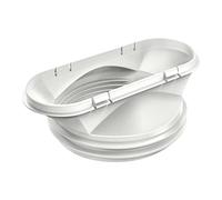 Aramox Raccord de Conduit D'évacuation pour Climatiseur Portable, 5,9 Po | Filetage dans le sens inverse des aiguilles d\'une montre, polypropylène épaissi, chaleur et froid, kit d\'aération de