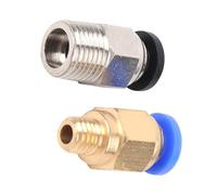 Aramox Raccord Pneumatique 20 Pièces, Acier Inoxydable et Laiton, Tuyau à Connexion Rapide pour Imprimantes 3D, Installation Facile et Conception Compacte pour les Professionnels et les Amateurs