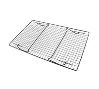 Aramox Rack de Refroidissement, Grille de Fer à Haute Température pour la Cuisson, Idéal pour Dégoulinant de Viande et Pain de Refroidissement, Four jusqu'à 575 ° F, pour les Cafés (BLACK)