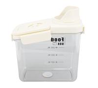 Aramox Récipient à Céréales Hermétique élégant avec Bec Verseur, Poignée Ergonomique pour café, Riz, Collations, Aliments pour Animaux Domestiques, Matériau Durable de qualité Alimentaire, 1 Pièce,