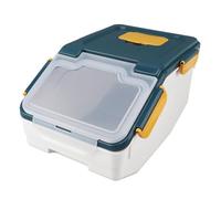 Aramox Récipient de Stockage de Riz Multifonctionnel Hermétique, Bac de Stockage de Riz à Grains scellé épais, Pratique à Utiliser pour la Cuisine Domestique et Commerciale, Matériau Robuste et (11