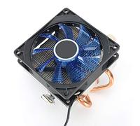 Aramox Refroidisseur de Processeur en Aluminium et Laiton Dissipateur de Chaleur pour Processeur 3 Broches 2000 Tr/min 18 DBA avec Lumière pour 775 1150 1151 1155 1156 1366 Constructeurs de PC de