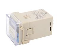 Aramox Relais de Temps d'automatisation Industrielle, Plastique, Contrôle Précis des Retards, Conception Compacte, 5A220VAC pour Les Systèmes Industriels (AC380V)