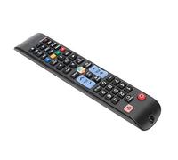 Aramox Remplacement de la Télécommande TV, Télécommande de Télévision ABS AA59-00580A pour, Aucune Configuration Requise, Portée de 8 à 12 M, Touche Menu, pour Les Utilisateurs de Téléviseurs LED