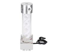 Aramox Réservoir de Pompe de Refroidissement par Eau pour PC, Conception Intégrée à Anode en Aluminium avec Débit de 800 L/H et Tête de Distribution de 4 M pour Système de Refroidissement par Eau