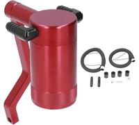 Aramox Réservoir de Récupération D'huile, Kit de Bidon de Récupération D'huile Z Bracket Billet Aluminium Rouge Remplacement pour Challenger 2011-2021 6.4L