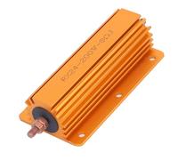 Aramox Résistance 200 W, RX24 8 Ohm, Boîtier en Aluminium, Résistance Bobinée Haute Puissance, avec Trous de Montage pour la Dissipation de la Chaleur, pour Capteur d'alimentation,