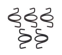 Aramox Ressort de serrure, ressorts de réparation de verrou de porte de voiture de fer de 5Pcs réglés pour la découverte MK1 1989-1998, noir