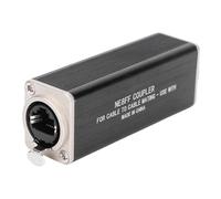 Aramox RJ45 Coupleur, Coupleur Ethernet Femelle à Femelle Doré IP68 Étanche, pour Cat5e/Cat6/Cat7/Cat8