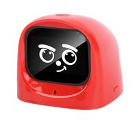 Aramox Robot de Bureau Compagnon IA, Animal de Compagnie Robotique (Rouge)