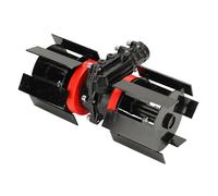 Aramox Roue de Désherbage Universelle pour Tondeuse à Gazon à Lame Droite à 9 Dents, Outil de Désherbage Efficace pour Desserrer Les Tranchées, pour Les Amateurs de Jardinage et D'aménagement