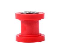 Aramox rouleau de chaîne d'entraînement tendeur de chaine, roue de guidage de tendeur de rouleau de chaîne d'identification 8mm pour moto chinoise Pit Dirtbike ATV(rouge)