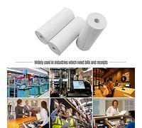 Aramox Rouleaux de Papier Thermique, Papier D'imprimante de Reçus POS 80 X 30 Mm pour Caisse Enregistreuse de supermarché, avec Pâte de Bois Pure et Moins de Confettis, 15 Rouleaux (6 rouleaux)