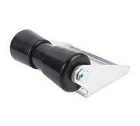 Aramox Rouleaux de Remorque de Bateau avec Support Kit D'assemblage de Rouleau de Quille de 8 Pouces Quille en Caoutchouc en Acier galvanisé pour Petits Yachts et Navires Commerciaux