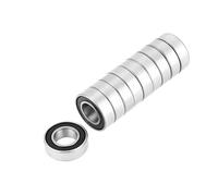Aramox Roulement 8X16X5 roulement à billes, 688 2rs Roulements à billes à gorge profonde scellés en caoutchouc 8x16x5mm (10pcs RS et -2RS aléatoires)