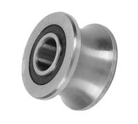 Aramox Roulements Roulements de Poulie à Billes à Gorge en U Roulement à Rouleaux Coulissants à Rouleaux Roulement U22 à Équipement de Voie Équipement d'automatisation Piste en Acier Inoxydable