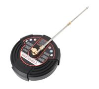 Aramox Rounomètre à Pression de 2500 Psi, Laveuse de Nettoyage à Pression Ronde de 13 Pouces avec 3 Baguettes d'extension, Nettoyage Puissant, Utilisation Polyvalente, Performances Efficaces,